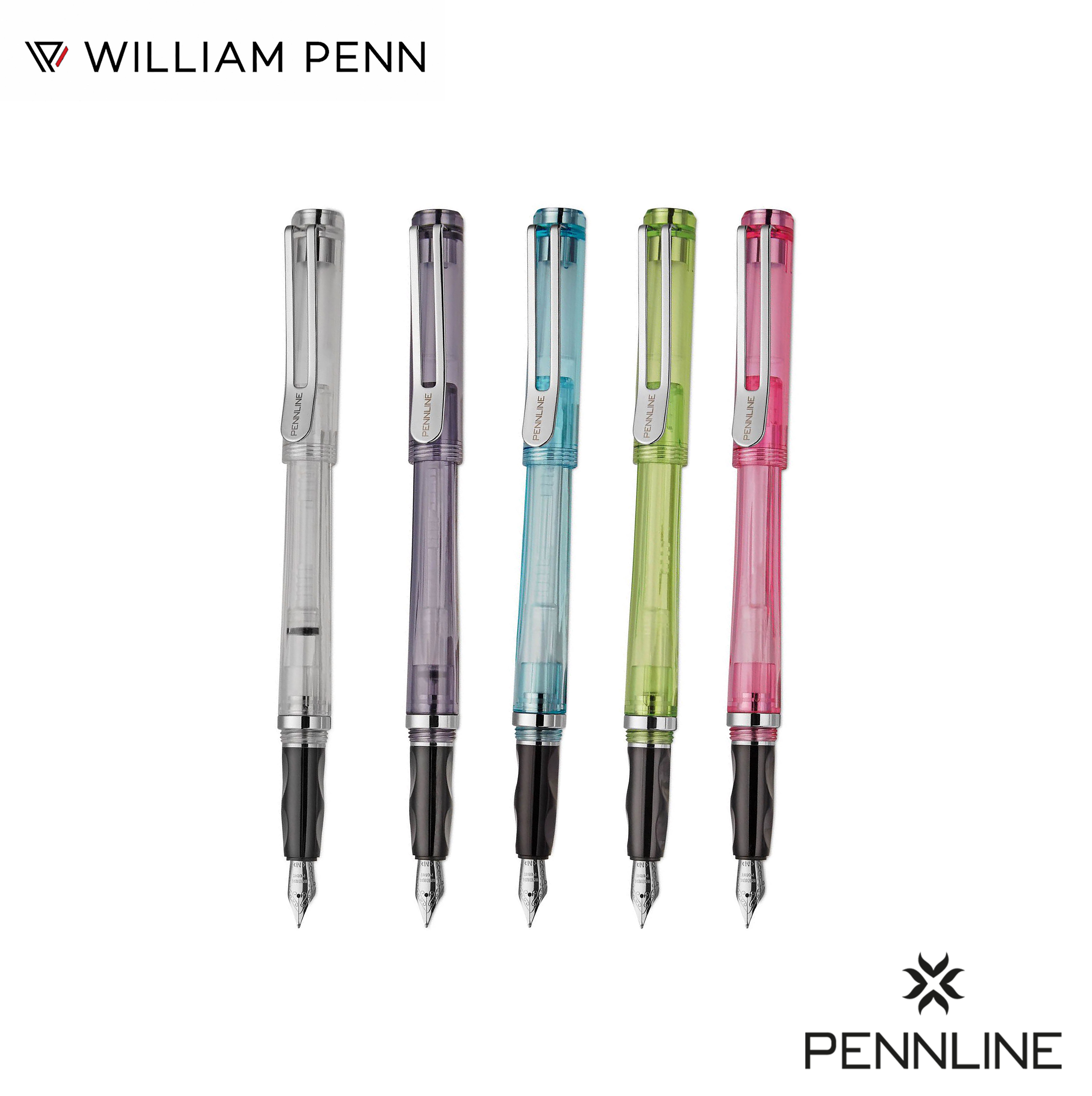  Effortless writing with Pennline Crystal Fountain Pen by William Penn