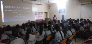  Ashwani Sharma discusses adolescent Issues at Lilawati Vidya Mandir School