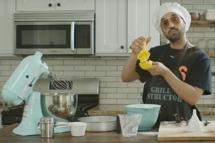  Diljit flaunts culinary skills