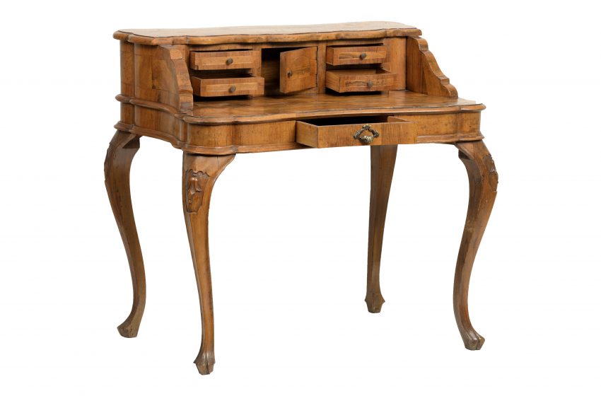  The Great Eastern Home Italian Vintage Writing Desk