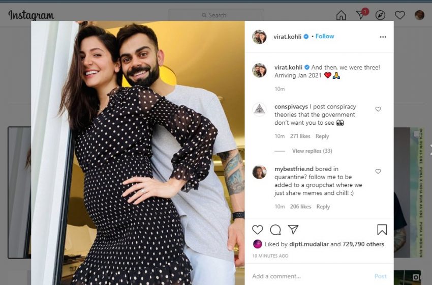  Virat-Anushka to be parents soon