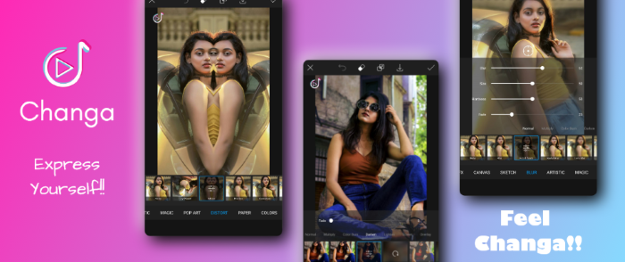  Changa app launches AR filters and video editing tools