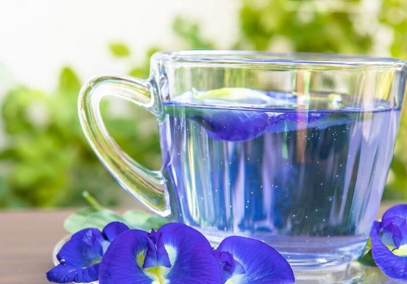  How about blue tea today?