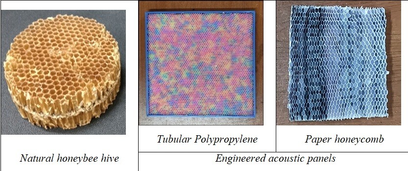  Noise Control Sheet Absorber developed by mimicking bee hives