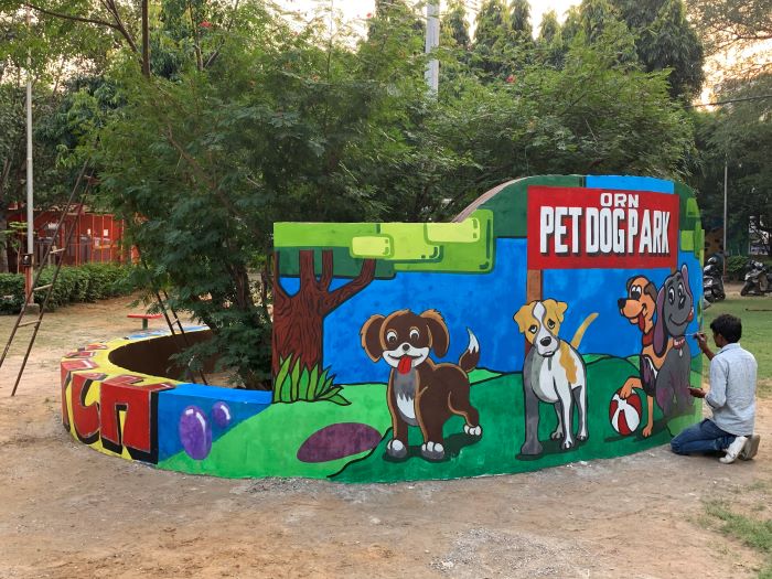  Delhi’s first Pet Dog Park is a visual delight