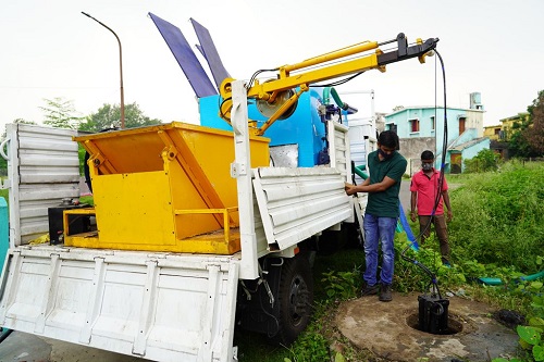  Indigenous mechanised scavenging system for sewerage maintenance developed