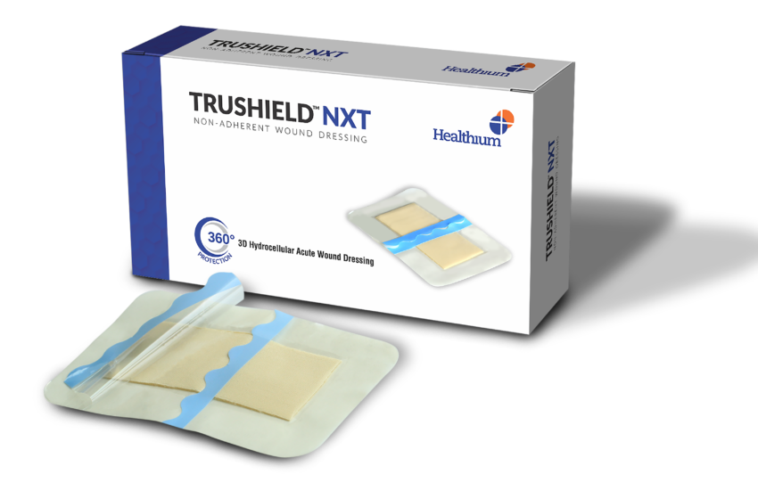  Healthium’s surgical wound dressing is non-adherent & water-proof