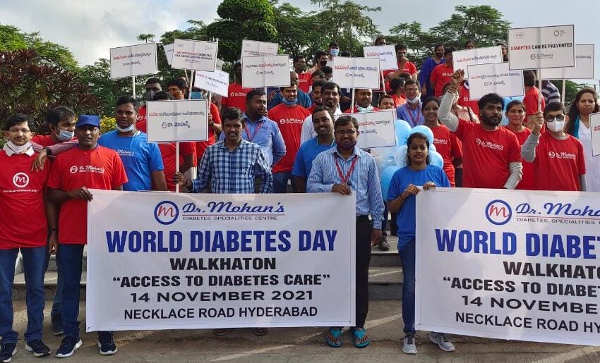  WORLD DIABETES DAY Walkathon in Hyderabad