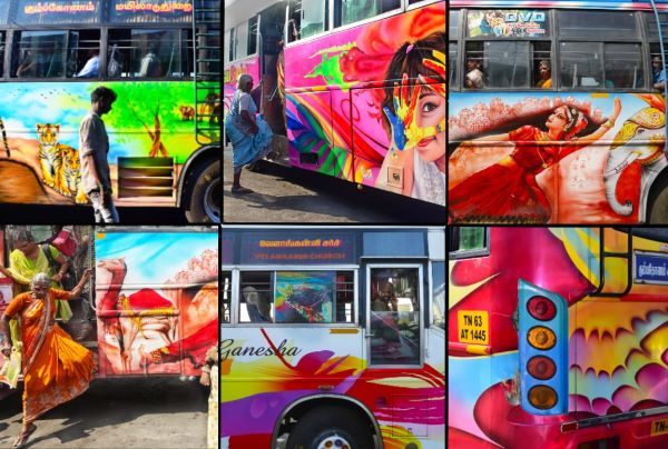  Bus art of Tamil Nadu is imaginative and vibrant, says photographer Vijay Jodha