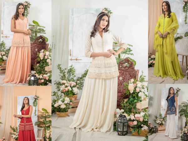  Jacket style kurtas are back with a bang this wedding season