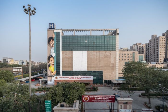  Noida Children Hospital all set to have murals of happy kids, Nature