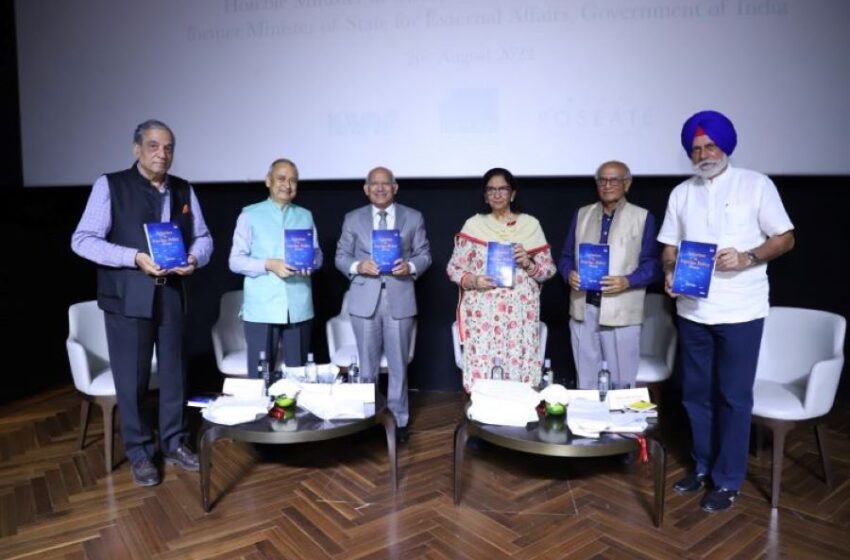  Book on aviation and foreign policy by Dr Sanat Kaul released