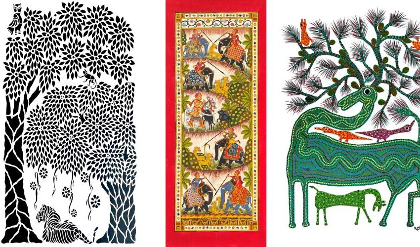  Group exhibition of folk and tribal art on at India Habitat Centre, New Delhi