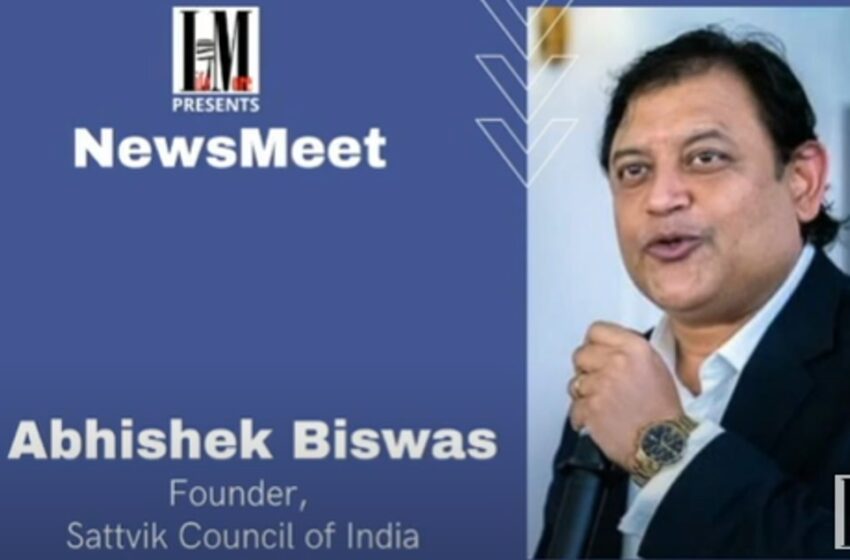  A talk with Sattvik Council of India Founder Abhishek Biswas