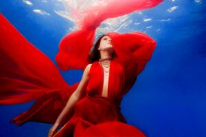 underwater fashion photographer Kriti Bisaria