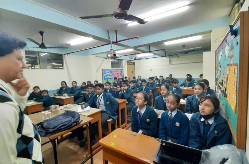  Workshop on Social Etiquette held at Rukmini Devi Pubic School in Rohini