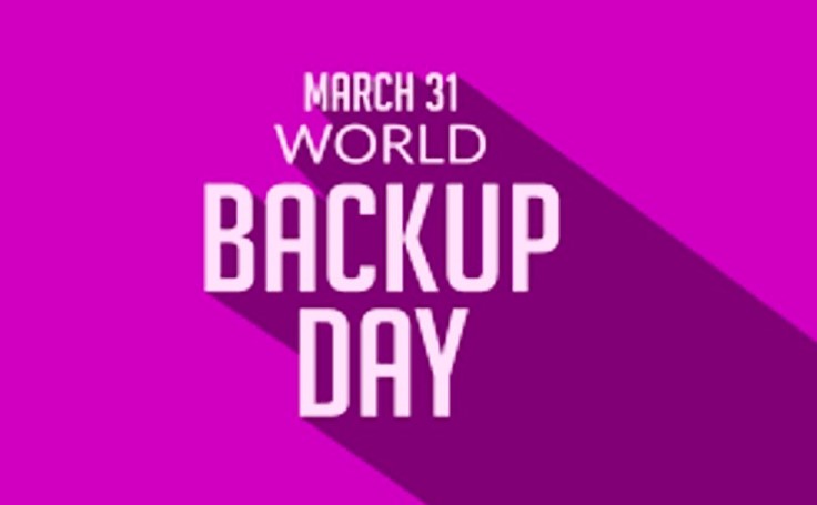  WORLD BACKUP DAY Storage solutions for your memories and important files