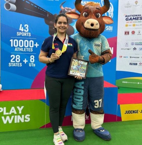  Shooter Anjum Moudgil enjoys the vibe of Goa after winning National Games Gold