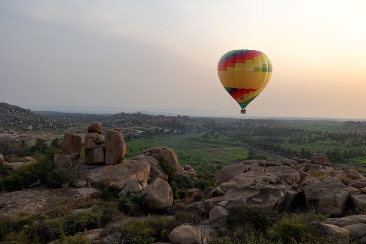  Now experience the ancient marvels of Hampi, aerially