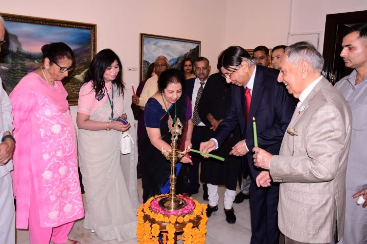  ‘Hear the Silence’ art exhibition on at Bikaner House, New Delhi