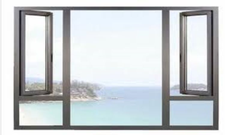 Aluminum casement windows