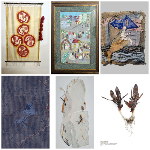  Textile art exhibition showcases new narratives in fibre, cloth & embroidery