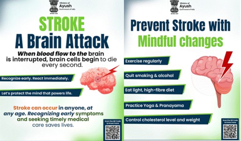  Ayush Ministry highlights preventive, holistic care for stroke management