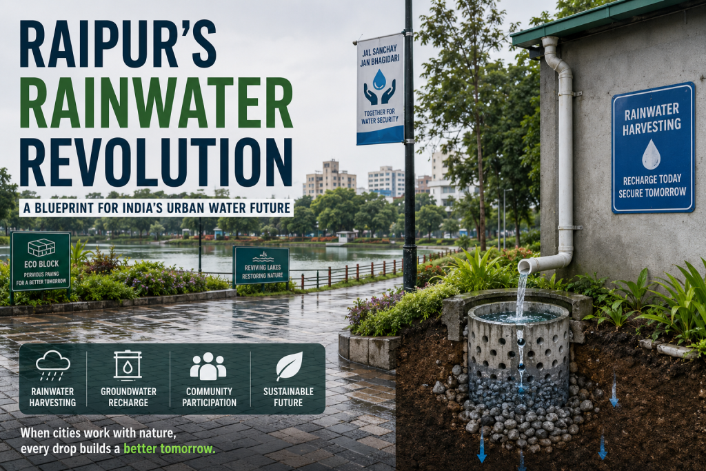 Rasheed Water Raipur’s Rainwater Revolution: Blueprint for Urban Water Security